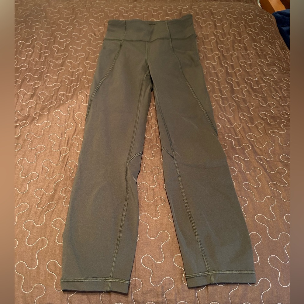 lululemon athletica Olive Green Leggings